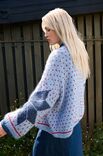 Lana Grossa VEST MET JACQUARD Ecopuno & Silkhair