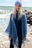 Lana Grossa GEHAAKTE STOLA Natural Superkid Tweed