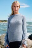 Lana Grossa TRUI MET RONDE HALS Natural Superkid Tweed