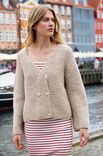Lana Grossa VEST IN FANTASIEPATROON Natural Alpaca Pelo