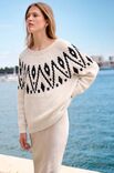 Lana Grossa TRUI MET NOORS PATROON Alta Moda Alpaca