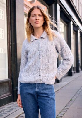 TOP-DOWN-VEST Ecopuno & Silkhair van Lana Grossa