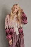 Lana Grossa VEST MET JACQUARDPATROON Natural Alpaca Pelo, Silkhair & Orsetto