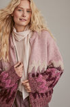 Lana Grossa VEST MET JACQUARDPATROON Natural Alpaca Pelo, Silkhair & Orsetto