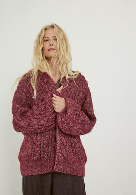 VEST Natural Alpaca Pelo van Lana Grossa