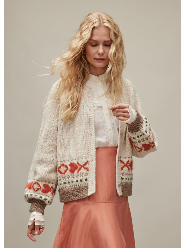 Lana Grossa VEST Natural Lama Chunky & Mohair di Gio