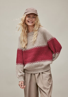 RAGLAN-TRUI Natural Lama Fine & Silkhair van Lana Grossa