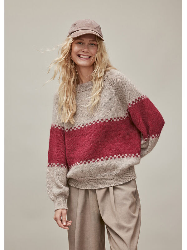 Lana Grossa RAGLAN-TRUI Natural Lama Fine & Silkhair