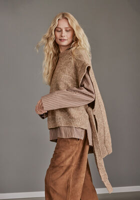 SLIPOVER Natural Alpaca Pelo van Lana Grossa
