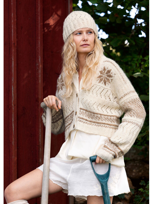 Lana Grossa VEST Natural Alpaca Pelo
