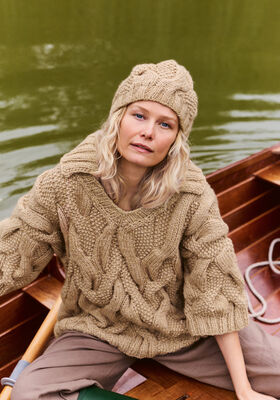 TRUI MET V-HALS Winter Softness van Lana Grossa