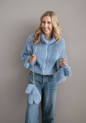 CLOUD PILE-VEST Pelliccia van Lana Grossa