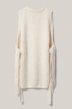 Lana Grossa SLIPOVER IN TRICOTSTEEK Natural Alpaca Pelo