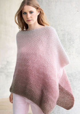 PONCHO Silkhair van Lana Grossa