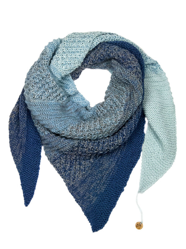 Lana Grossa OMSLAGDOEK IN PATRONENMIX Shades of Alpaca Silk