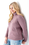 Lana Grossa TRUI MET KABEL-BOORDPATROON Cashmere 16 Fine
