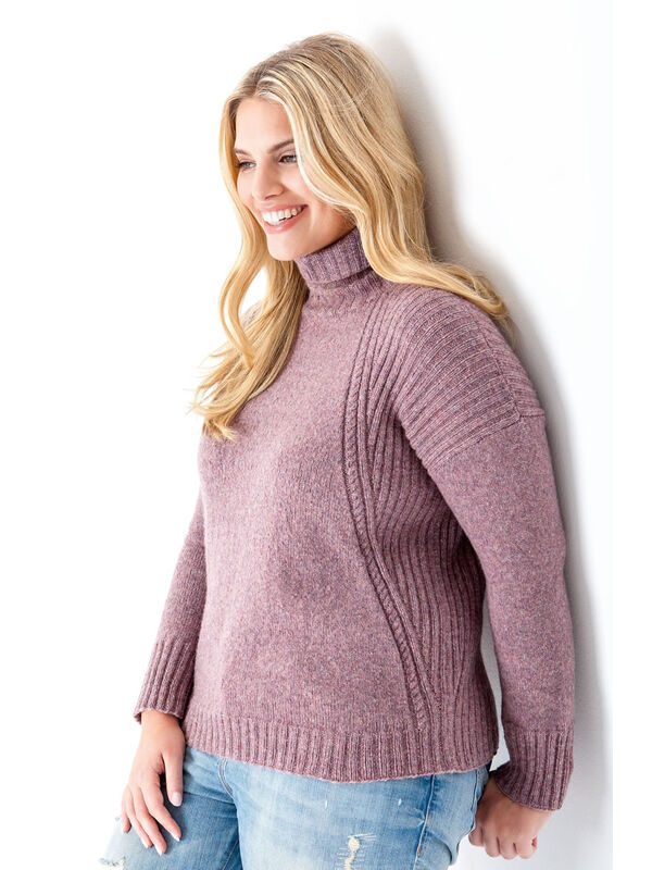 Lana Grossa TRUI MET KABEL-BOORDPATROON Cashmere 16 Fine