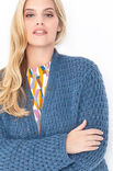Lana Grossa OVERSIZE-MANTEL IN PATROON MET LENGGETROKKEN STEKEN Yak Merino