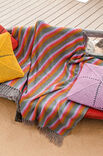 Lana Grossa PLAID IN PATROON MET LANGGETROKKEN STEKEN Ecopuno