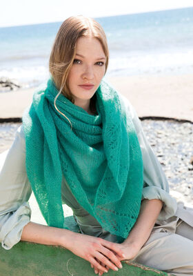 OMSLAGDOEK Silkhair van Lana Grossa