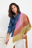 Lana Grossa HALFRONDE DOEK Cool Wool Lace Hand-dyed