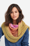 Lana Grossa HALFRONDE DOEK Cool Wool Lace Hand-dyed
