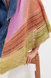 Lana Grossa HALFRONDE DOEK Cool Wool Lace Hand-dyed