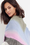 Lana Grossa DRIEHOEKDOEK Cool Wool Lace Hand-dyed & Cool Wool Lace