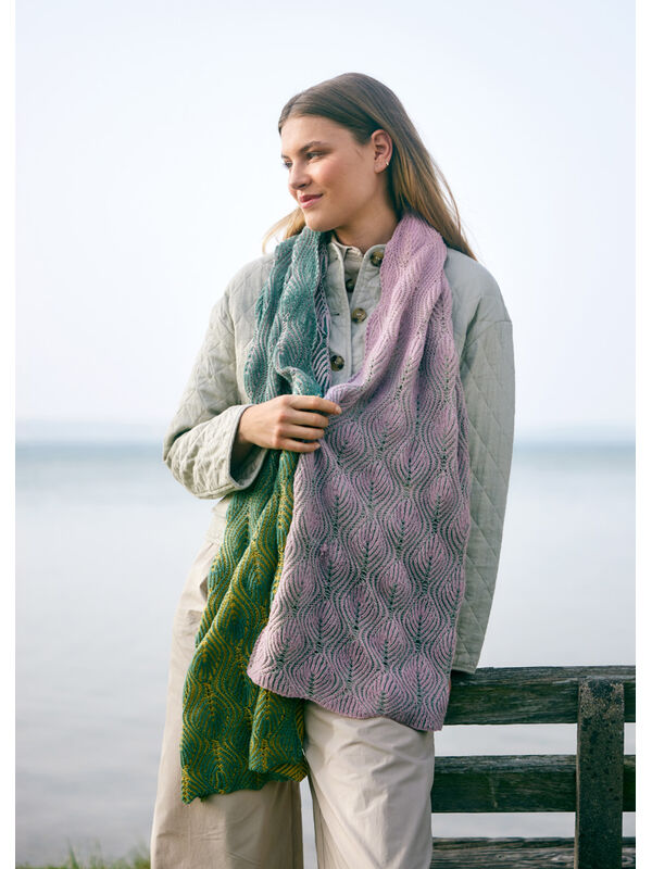 Lana Grossa SJAAL Merino Lace Aquarell & Cool Wool Lace