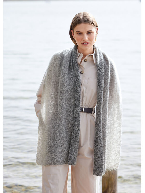 Lana Grossa STOLA Merino Lace Aquarell & Silkhair