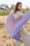 Lana Grossa PONCHODOEK Merino Lace Aquarell, Silkhair & Cool Wool Lace
