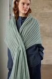 Lana Grossa STOLA IN BOORDPATROON Ecopuno, Brillino & Natural Superkid Tweed