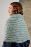 Lana Grossa STOLA IN BOORDPATROON Ecopuno, Brillino & Natural Superkid Tweed