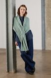 Lana Grossa STOLA IN BOORDPATROON Ecopuno, Brillino & Natural Superkid Tweed