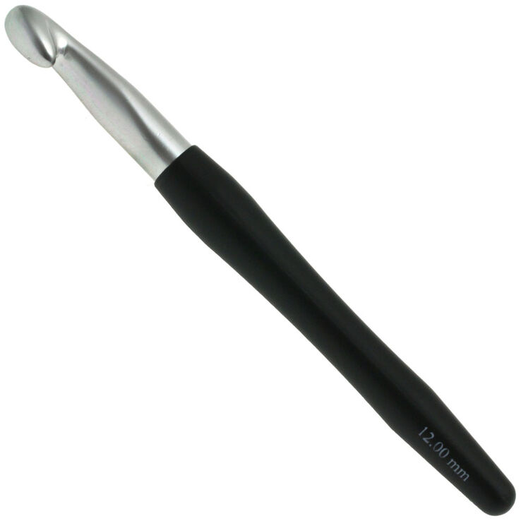 Lana Grossa Haaknaald met Softgrip/Alumnium dikte12,0