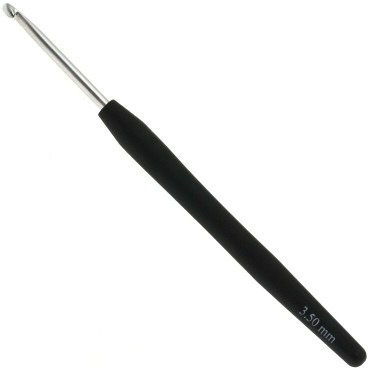 Lana Grossa Haaknaald met Softgrip/Alumnium dikte 3,5