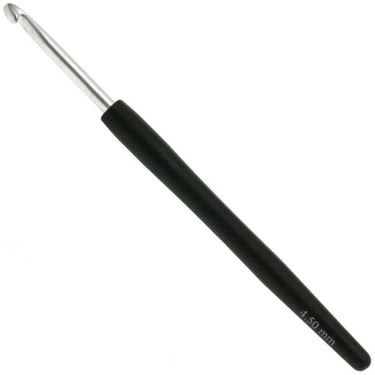 Lana Grossa Haaknaald met Softgrip/Alumnium dikte 4,5