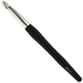 Lana Grossa Haaknaald met Softgrip/Alumnium dikte 9,0