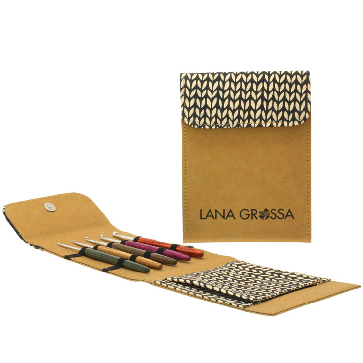 Lana Grossa  Haaknaaldenset Designer Hout Signal (bruin)