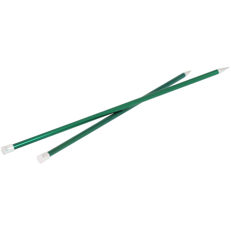 Lana Grossa Breinaalden met Knop Aluminium Rainbow dikte 8,0