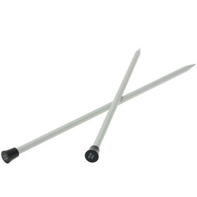 Lana Grossa Breinaalden met Knop Aluminium dikte10,0