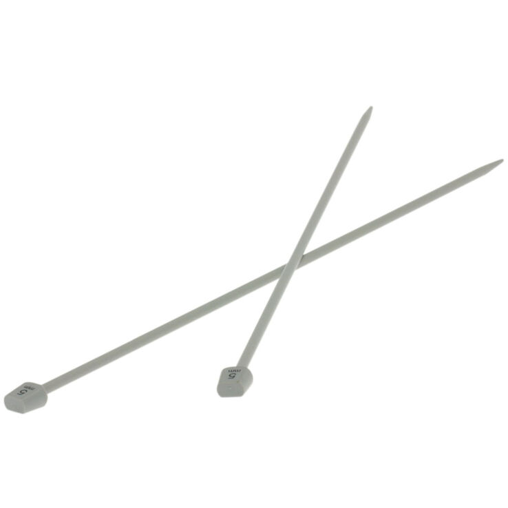 Lana Grossa Breinaalden met Knop Aluminium dikte 5,0