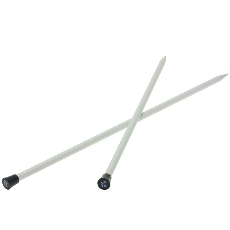 Lana Grossa Breinaalden met Knop Aluminium dikte 9,0