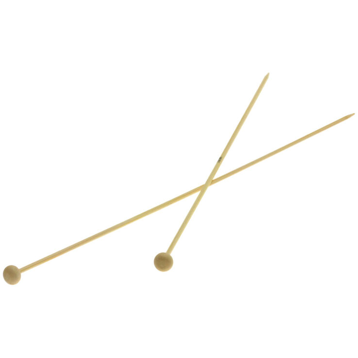 Lana Grossa Breinaalden met Knop Bamboe dikte 3,0