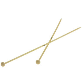 Lana Grossa Breinaalden met Knop Bamboe dikte 4,0