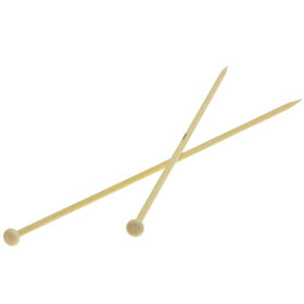 Lana Grossa Breinaalden met Knop Bamboe dikte 5,0