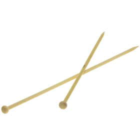 Lana Grossa Breinaalden met Knop Bamboe dikte 5,5