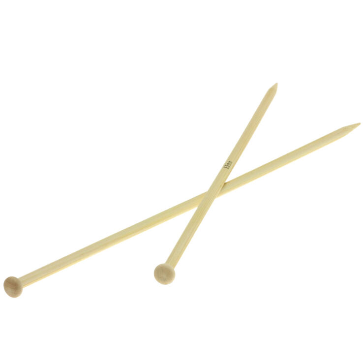 Lana Grossa Breinaalden met Knop Bamboe dikte 6,5