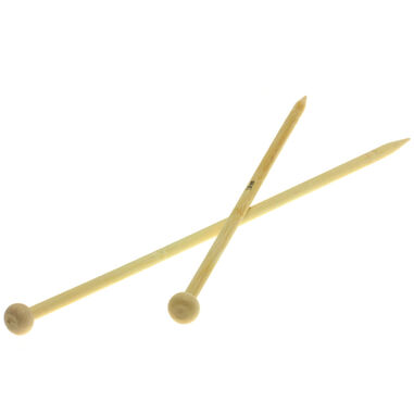 Lana Grossa Breinaalden met Knop Bamboe dikte 7,0