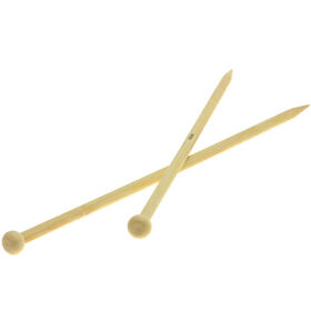 Lana Grossa Breinaalden met Knop Bamboe dikte 8,0